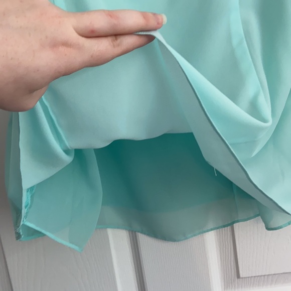 White House Black Market, XL, Turquoise DressyTank - Picture 8 of 9